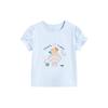 Classic Teddy Girls' Sweet Breathable Short Sleeve T-Shirt