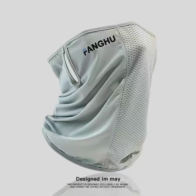 Cycling Ice Silk Masks Headwear Head Wrap Face Scarf Mask Neck Balaclava Breathable Light Cool Wind for Outdoor Sports Hiking