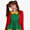 Mexican Comedy Chilindrina Cosplay Costume Halloween Christmas Fancy Dress