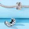 Exquisite Colored Zircon Cross Heart Love Original Copper Charms Beads Fit Bracelet Women Diy Fine Gifts Jewelry Accessory