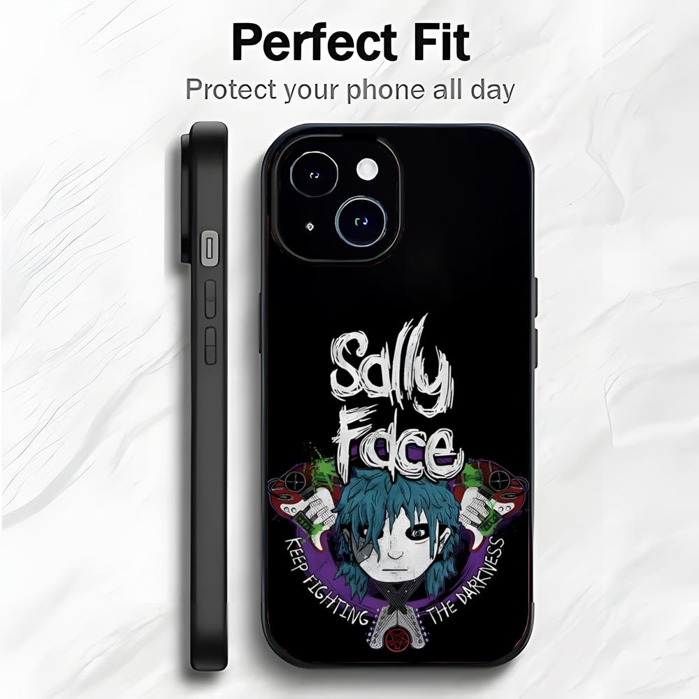 

Eerie Adventure Game S-Sally Face Phone Case Phone Case Soft Packaging Lightweight For iPhone17 16 15 14 13ProMax iphone12promax