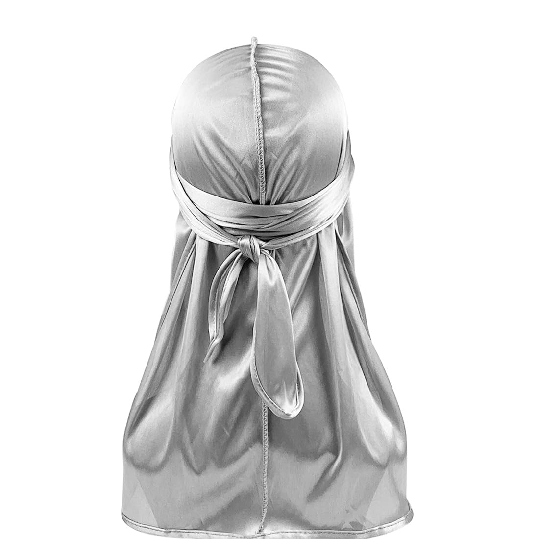 

Trifong Durag Shiny Fabric Pirate Gray Bandana Hip Hop Dance Wave Cap Dewrag Hiphop Costume Dance Costume Rapper Breakdance Dancer Bandana Cap Hair