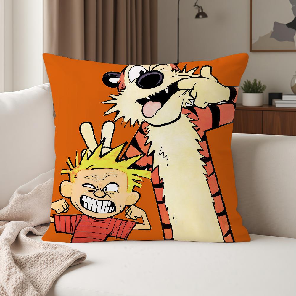 Fairy Tale Books C-Calvin And H-Hobbes Pillow Case Suitable For Bedrooms Living Rooms Cars Home Decoration