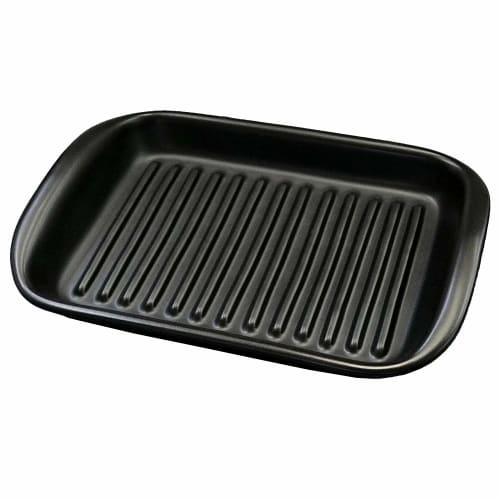 Heat-Resistant Karattosan Grill Tray, Made in Japan, Heat-Resistant Ceramic Grill Plate, Microwave, Oven, Direct Heat, Fish Grill, and Toaster Safe