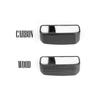 Auto Carbon Fiber ABS Front Headlight Adjustment Button Cover Trim For Kia EV3 2024 2025 Interior Accessories LHD