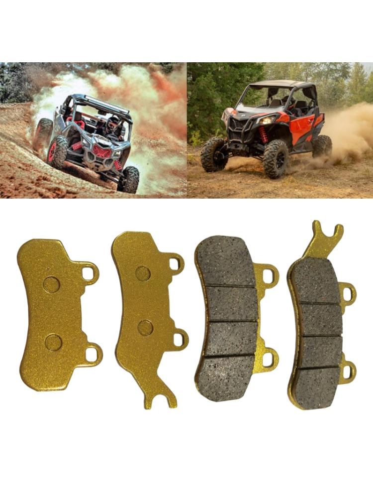 Professionelle Keramik-Bremsbeläge Heavy Duty Vorder- & Hinterrad-Bremsbelagsatz Motorradzubehör für MaverickX3