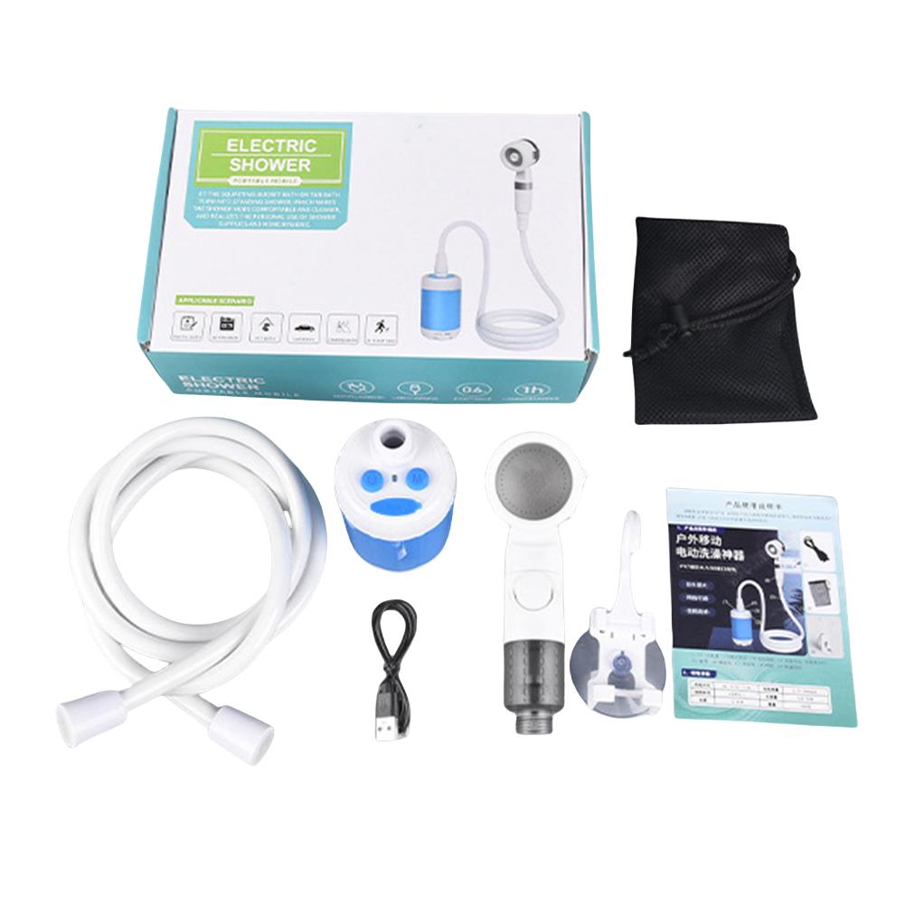 PVC Shower Head Sprayer with Digital Display Wireless Pumps Water Sprayer Rechargeable for Hiking Car Washing & Pet Cleaning