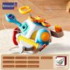 Busy Activity Ball Baby Toy Multifunctional Montessori Polyhedron Hand Catch Ball Fishing Game Toy for 0‑3 Years Infant Toddler 6+ Months Kids