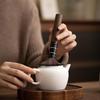 White Porcelain Kung Fu Tea Ceremony Set: 6-Piece Accessory Kit with Tea Clip, Needle, Teapot Brush for Home Use