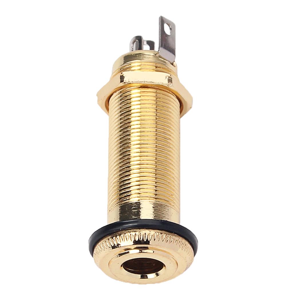 Gitarren-Tonabnehmer Ersatzteile Kupfer Endpin Stecker Gewindezylinder Buchse für DIY Reparatur