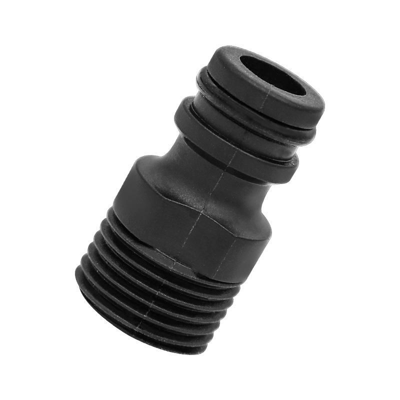 10PCS 1/2" BSP Threaded Tap Adapter, Quick Connectors for Garden Hose, Irrigation Pipe Fittings for Home Gardening