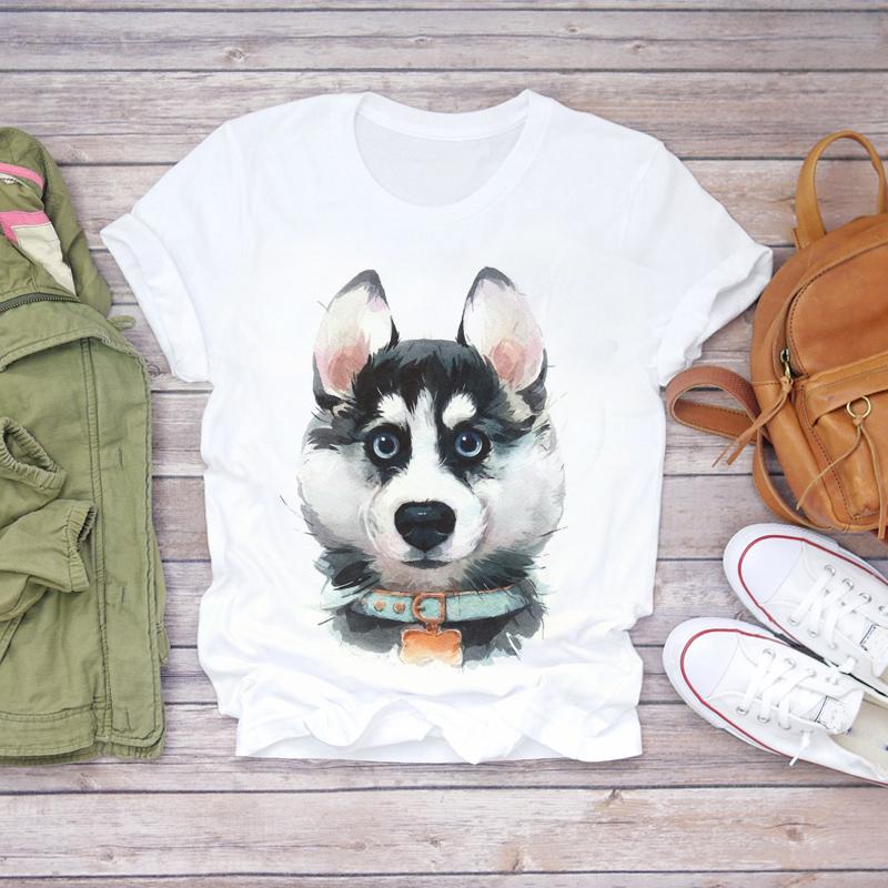 

Женская летняя футболка с принтом котенка в стиле ретро, футболки с коротким рукавом, повседневные топы с принтом M белый