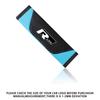 T281/2PCS Color Blocked Leather Car Seat Belt Shoulder Pad Protection Accessories Valve Cap For Volkswagen Golf Passat MK4 Jetta B6