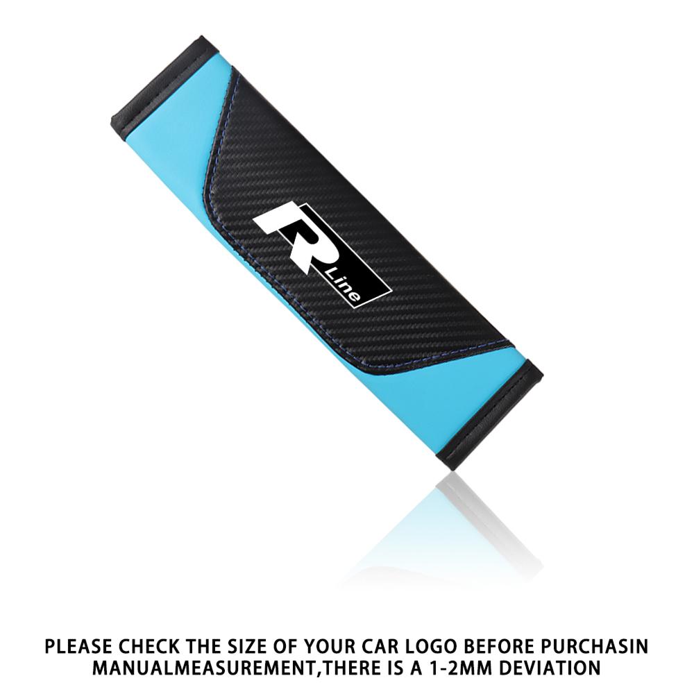 

1/2PCS Car Seat Belt Covers Auto Interior Accessories for Volkswagen CC Golf 4 5 Sharan 7N Passat B5 B6 Polo Tiguan Rline Jetta 1PC