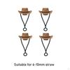 4 Pieces Cowboy Hat Cover Cap for 6mm-10mm, Cowgirl Silicone Topper Protector Lid, Cute Funny
