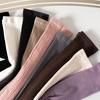 Stylish Children's Knee High Socks Soft and Breathable Above Knee Stockings Solid Non Slip Thickened Bottom Warm Socks