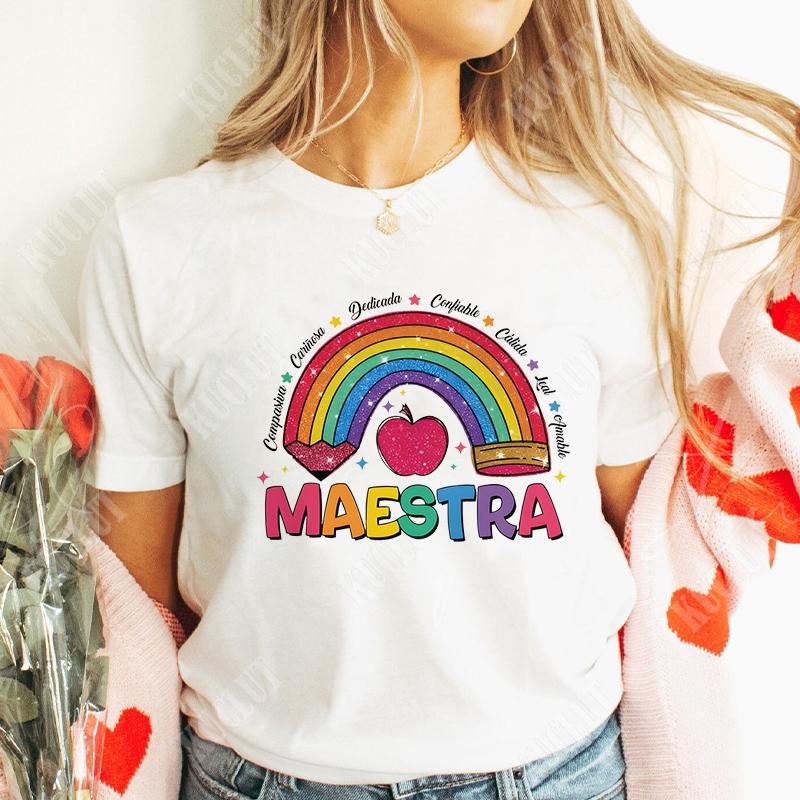 Graphic Tops Teachers Tshirts Clothing Teachers Gifts Teacher Shirts Gift Summer Fashion Tshirts Short Sleeve School
