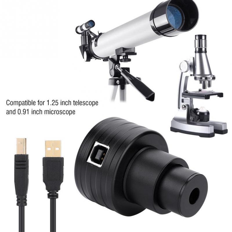 1.25 Inch Telescope Eyepiece Microscope Eyepiece with USB PC Camera Electronic Eyepiece for Astronomy Telescope Microscope Black 1.25 Inch Telescope Eyepiece Microscope Eyepiece with USB PC Camera Electronic Eyepiece for Astronomy Telescope Microscope Black