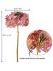 4 Pcs Large Vintage Dried Hydrangea Silk Artificial Flowers Fake Flowers Wedding Decorations for Ceremony Centerpieces Flower Craft Floral Arrangement