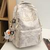 College Students  Girls  High School Students  Burgundy Large Capacity Male Backpack  Junior High School Students  Backpack