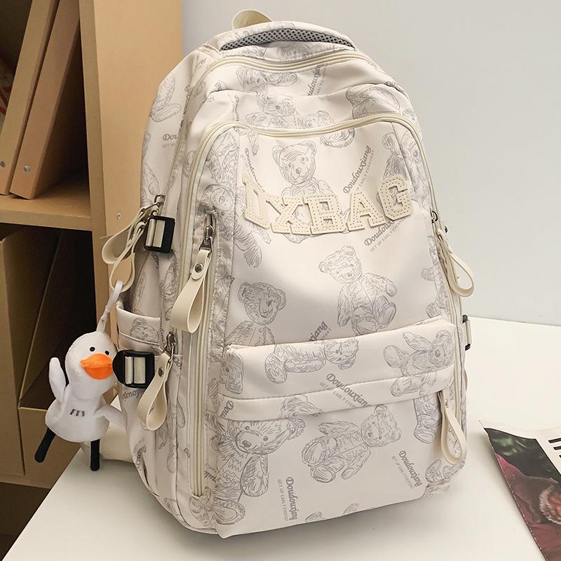 College Students  Girls  High School Students  Burgundy Large Capacity Male Backpack  Junior High School Students  Backpack