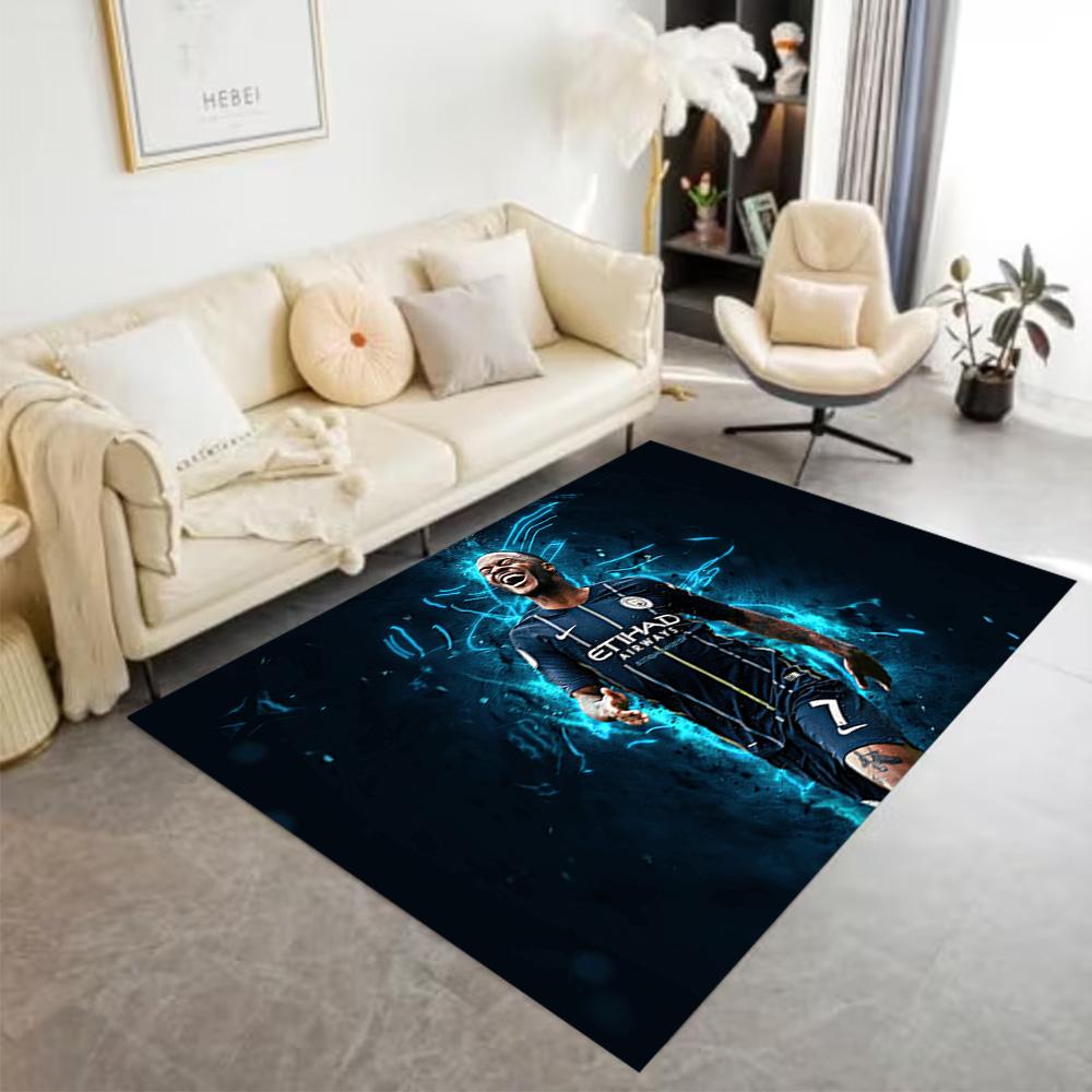 Man City Player Celebration Floor Mat Suitable for Foyer Dormitory Outdoor Decorate room Anti-slip Rug Decorate Offices Gift for Festivals
