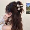 Headwear Shark Clips Handmade Grab Clip Temperament Bow Hair Clip  Women