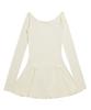 OJOS I:E Fluid Longsleeve Dress 01 / Ivory