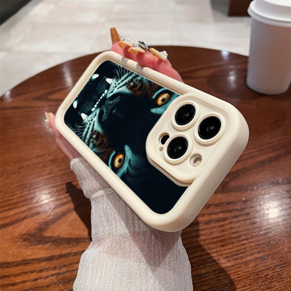 N96 Design cu ochi de tigru Huse pentru telefoane Soft Angel Eyes pentru iPhone 15 14 12 11 Pro Max 13 mini 7 8 6S Plus XS Max XR SE Husa de protecție antișoc
