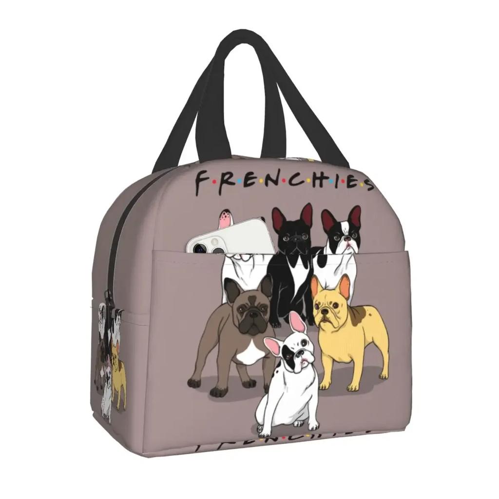Luxury Pearl And Abalone Poodle Dog Insulated Lunch Bag for Women Resuable Pudel Caniche Cooler Thermal Bento Box Work School