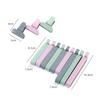 12PCS Tasche Clips ABS Lebensmittel Tasche Clips Kunststoff Tasche Sealer Tragbare Lebensmittel Lagerung Tasche Clips Klemme