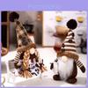 Café en Grano de Navidad Figura de Papá Noel Gnomo con Tela de Poliéster Para Decoración del Hogar Festivo