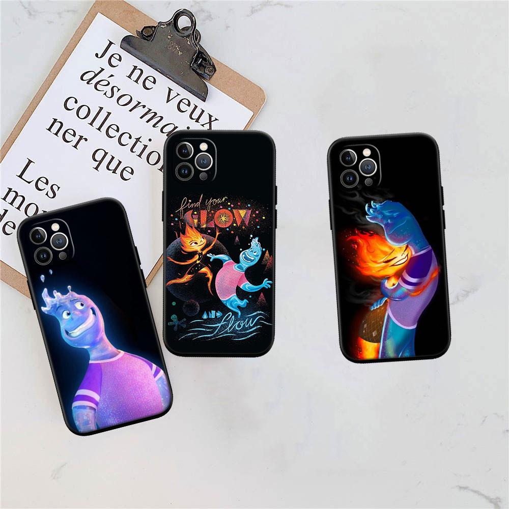 CJ39 Disney Elemental Soft Shell Phone Case for Samsung Galaxy Note 10 20 S23 S24 S25 Ultra FE Plus Edge Lite A02S A35 A07 A17