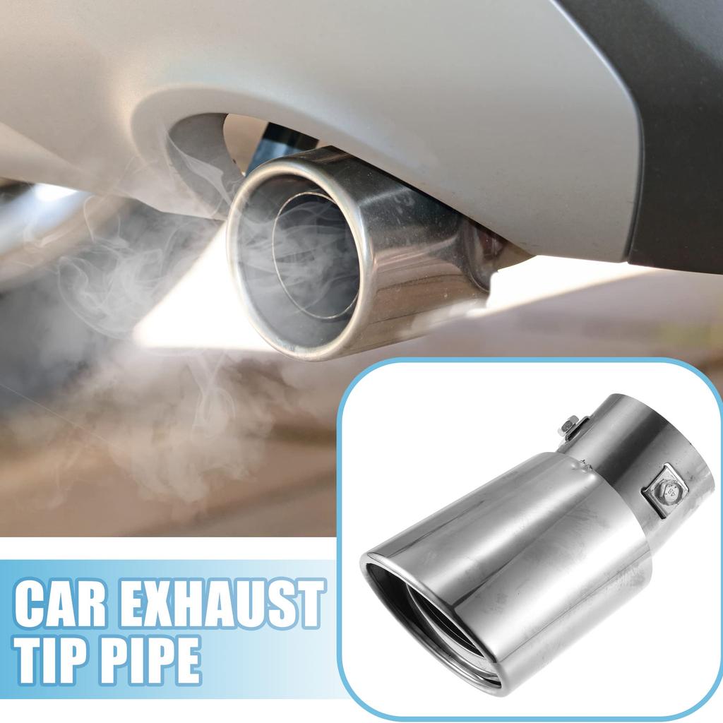 A ABSOPRO Muffler Cutter, Exhaust Pipe, Downward, General Purpose, For Car Exterior Supplies, Oval