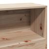 Headboard with Storage Space 75 Cm Solid Pine Wood