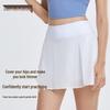 Women's Quick-Dry Lightweight Tennis Skirt with Elastic Shorts