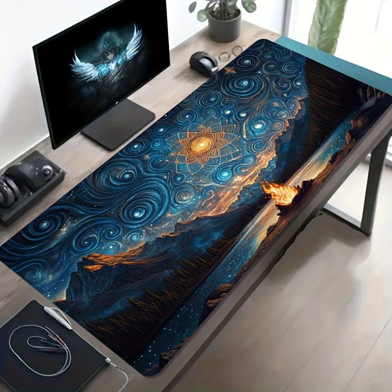Gaming Mouse Pad Desk Mat Large Cloth Surface Non Slip Rubber Base for PC Laptop Keyboard Birthday Gift Idea