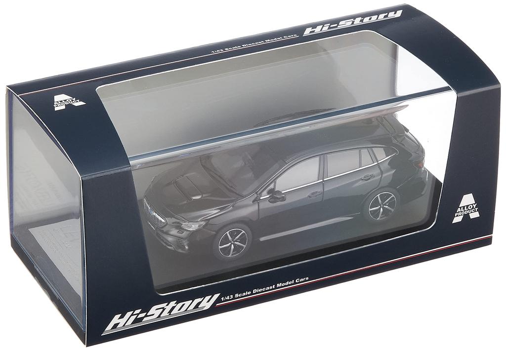 Hi Story Subaru LEVORG Crystal Black Silica Finished Product HS330BK 1/43 GT-H (2020)