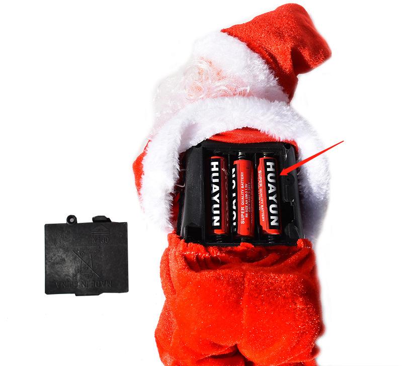 Electric Santa Claus Dancing Ornament - Christmas Music & Motion Decoration Gift