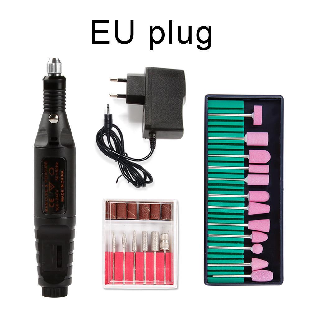 Professional Electric Manicure Apparatus for Nail Polishing Grinding Drill Bits Set Pedicure Machine
