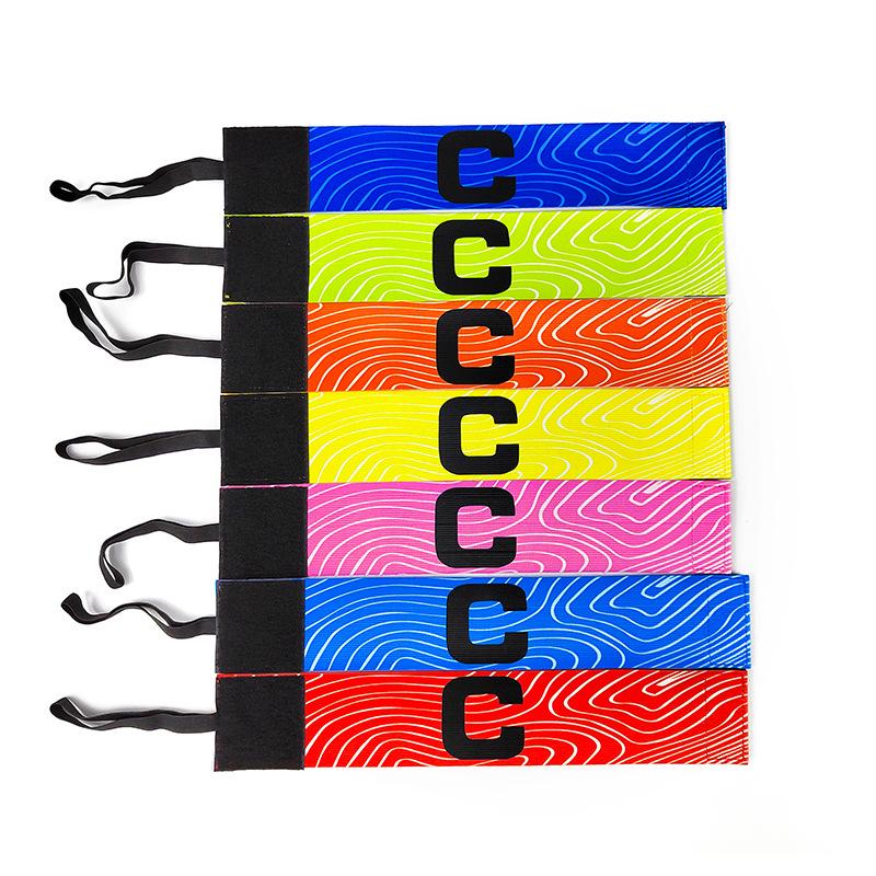 Wow Custom Captain C Armband Velcro Kids' Team Badge for Football Match Training