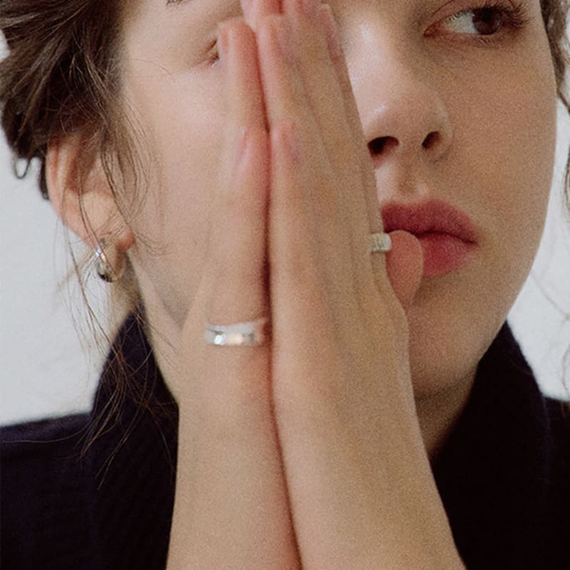 NORMALLEE [Silver 925] Big Bold Open Ring