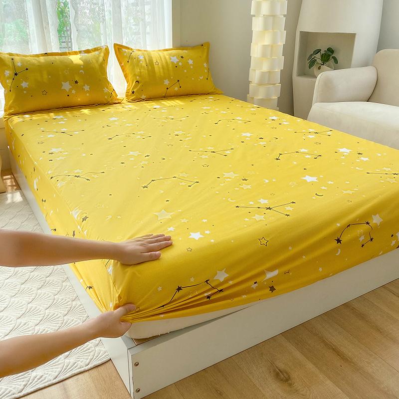 

Модная водонепроницаемая простыня на резинке - Защитный чехол для матраса - Комфорт, Игривый узор, Обновите ваше постельное белье с удовольствием Twin