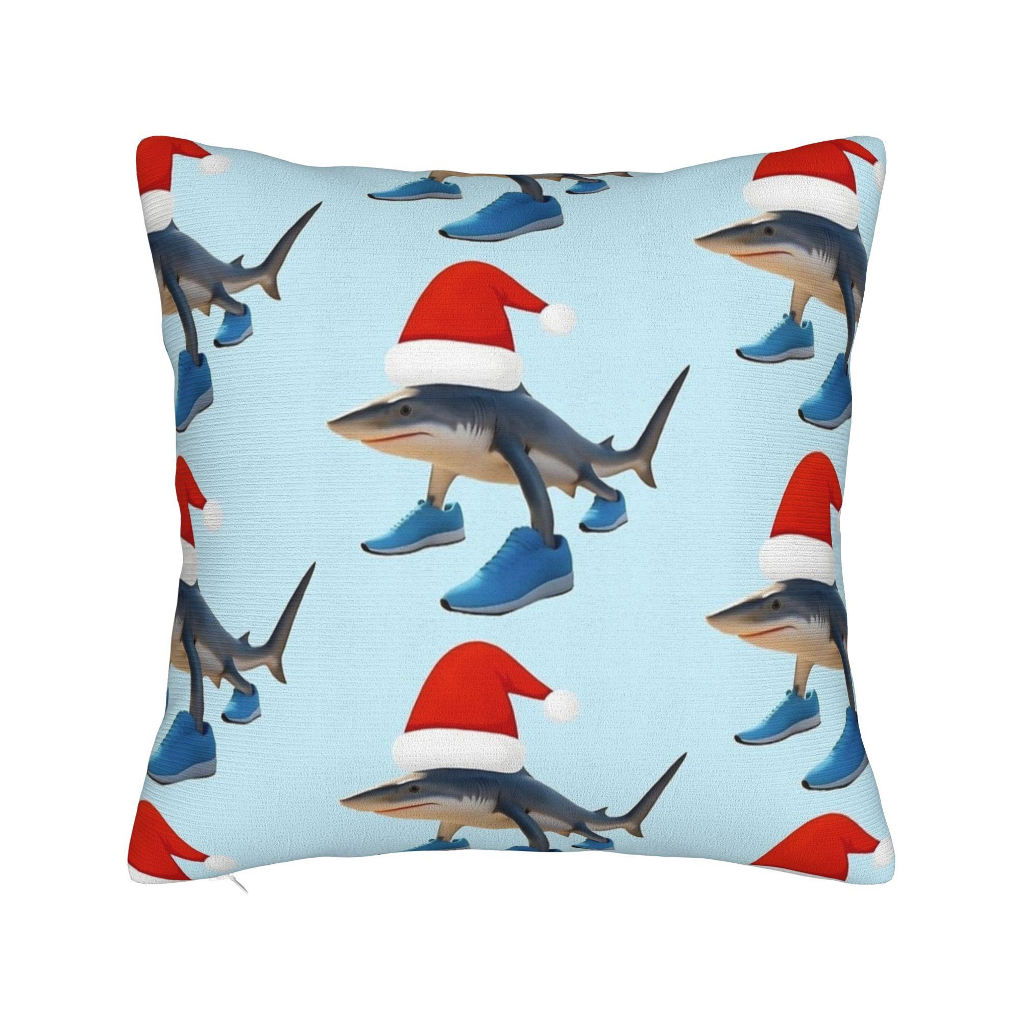Pillow Cover Strawberry Elephant Italian Brainrot Meme  Retro Trendy Pillow Case For Living Room Chair Pillowcases 12x12Inch