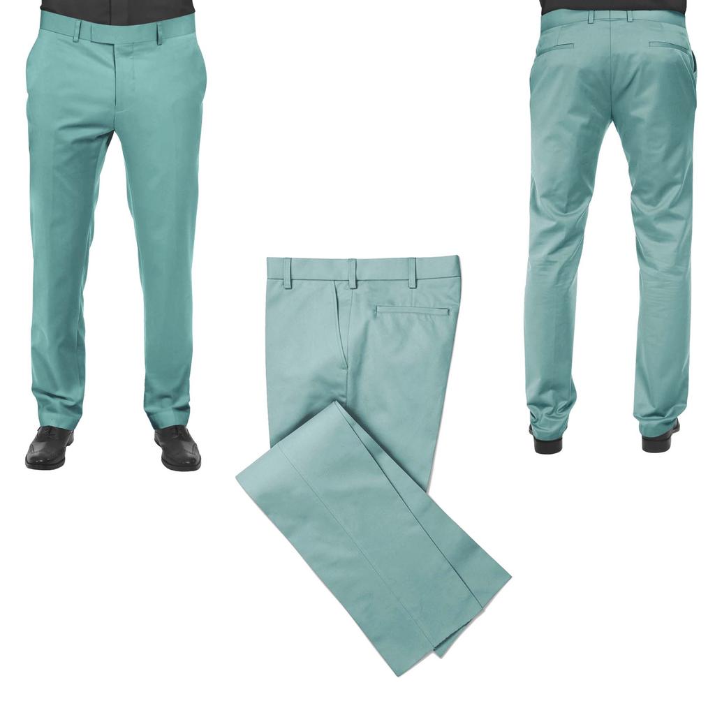 Bigreams Usømt solid lettvekts buksestoff