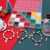 Christmas Bracelet Making Kit Friendship Beads Clay Beads Jewelry&Bracelet Making Kit Charm Bracelet Maker Set Christmas Gift