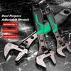 8/10/12 Inch Adjustable Wrench Spanner Wrenches for Motorcycle Repair Adjustable Spanner Wrench Set Width Spanner Handle