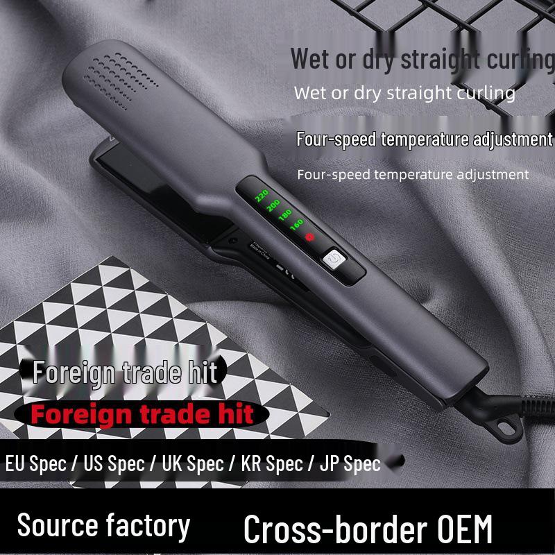 Portable Dual-Use Hair Straightener & Curling Iron for Bangs and Fluff