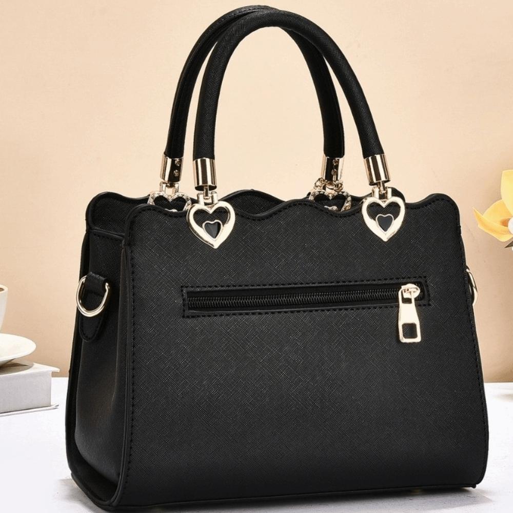 Fashion PU Women's Handbag Elegant Stylish Single Shoulder Bag Vintage Versatile Strap Tote Bag Mother's Day Gift