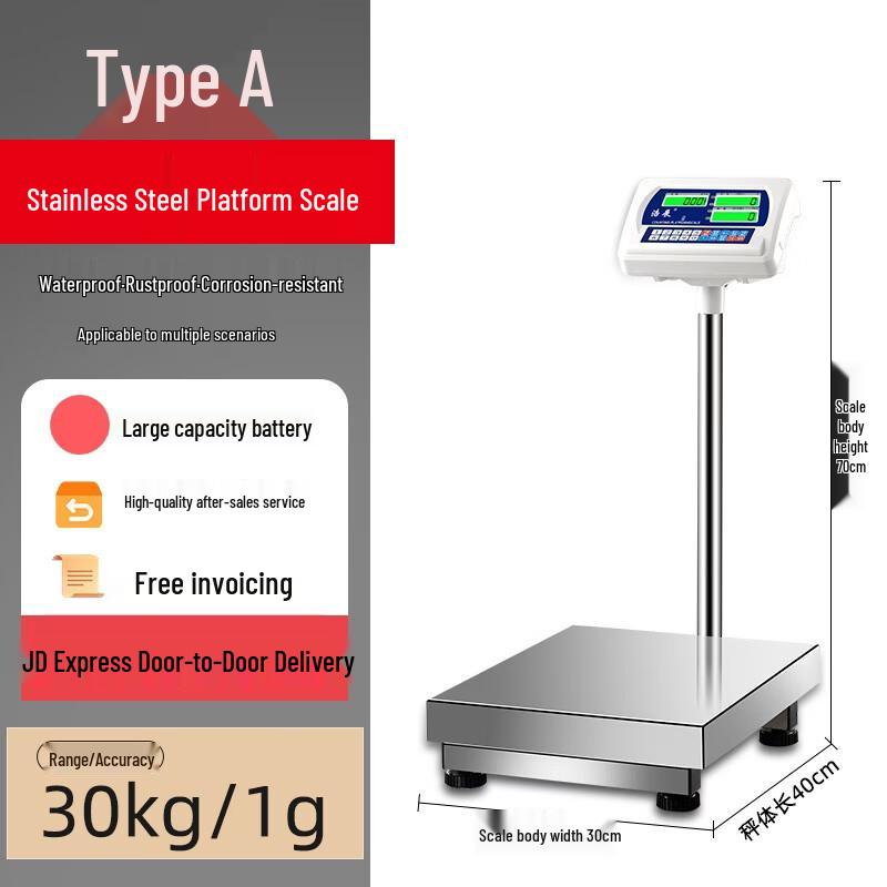 

Stainless Steel Waterproof Industrial Bench Scale